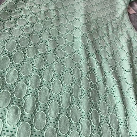 Mint Green Lace Dress - Picture 3 of 4